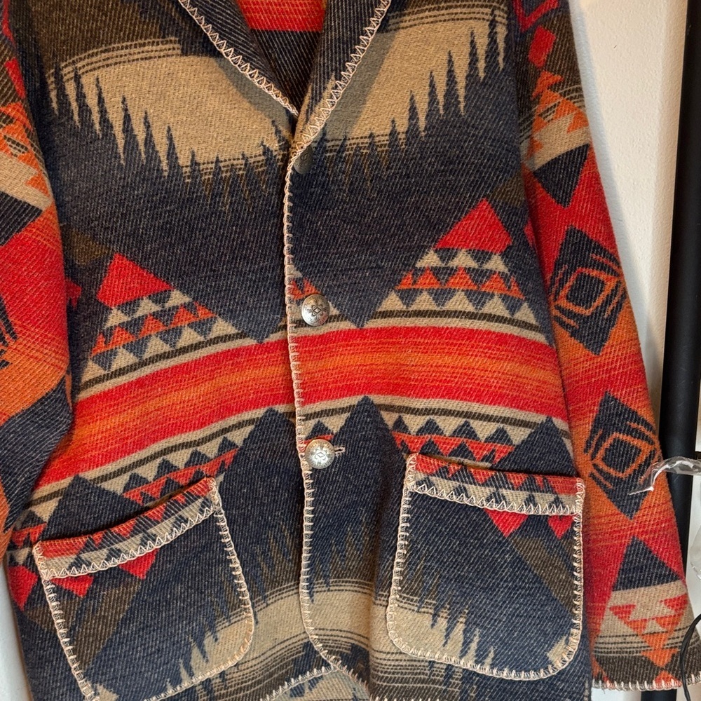 Women's Multicolor Patterned Jacket - image 5